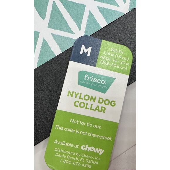 Frisco Medium Pink Nylon Dog Collar New - Picture 6 of 6